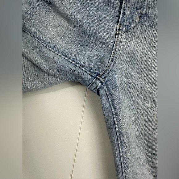 Levis 721 Sz 29 X30 Women's High Rise Skinny Jeans Distressed Destroyed - Picture 7 of 15